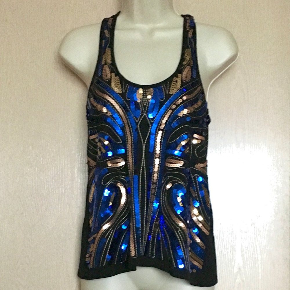 Almost Famous Sequin top - S